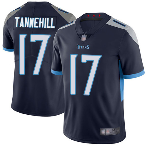 Tennessee Titans Limited Navy Blue Men Ryan Tannehill Home Jersey NFL Football 17 Vapor Untouchable